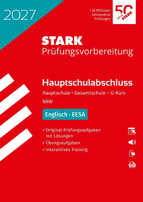 STARK Englisch - Hauptschulabschluss (EESA) 2027 NRW - Prüfungsvorbereitung inkl. Lösungen