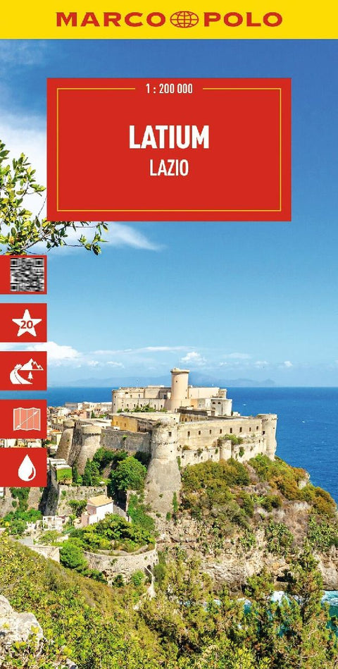 MARCO POLO Reisekarte Italien 09 Latium 1:200.000